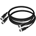 Miniatyrbillede 1 af 5: 2-pak 5-Pin DIN MIDI-kabel, 0,9 meter Han til Han 5-Pin MIDI-kabel til MIDI-keyboard, Keyboard Synth