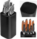 1 pc Knife Holder without Knives, Empty Kitchen Knife Block, Universal Black Knife Holder, Kitchen Knife Rack, Kitchen Knife Storage-FS-