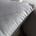 Miniatyrbillede 2 af 5: Sæt med 2 dekorative fløjls pudebetræk Sofa pudebetræk Super glat blød dekoration Hjem Stue Soveværelse til 2 stykker sofa 30X50CM Grå