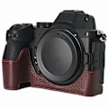 Pikkukuva 3 / 5: Tyyppi E Nikon Z 5/Z 6 II/Z 7 II Kamerakotelo Suuri Aukko Aitoa Lehmännahkaa Suoja Style D
