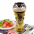 Miniatyrbillede 4 af 5: Fodbold Design Ølglas 450ML Transparent Glas Fodbold Kop Design Krus