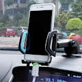 Miniatyrbilde 2 av 5: Biltelefonholder Sugekopp Auto Multifunksjonell Mobiltelefon Feste Stativ