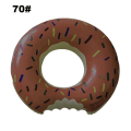 Miniatyrbild 2 av 5: Donut pool float uppblåsbar ring Donut pool ring Donut simring för strand pool - brun