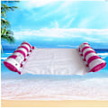 Miniatyrbillede 4 af 5: Oppustelige pool floats til voksne - oppustelige pool floats med luftpumpe, 2022 store sjove vandlegetøj som pool loungers - Rose Red
