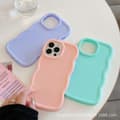 Miniatyrbild 2 av 5: New Model Suitable for Samsung S24Ultra Mobile Phone Case Macaron Mobile Phone Protective Shell Solid Color Soft Shell Black