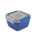 Miniatyrbild 1 av 5: Salladslunchbehållare To Go, Salladsskålar med 3 fack, Sallad Tupperware för salladstoppingar