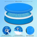 Miniatyrbild 2 av 5: Poolskydd, Runt Poolskydd, Poolskydd med Metallring och Dragsko, Skyddar - Diameter: 335cm