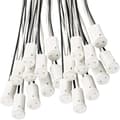 25 Pieces G4 Lamp Holder G4 Socket Lamp Holder with Ceramic Holder for G4 LED Halogen Lamp, 10 cm Cable