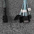 Miniatyrbild 5 av 5: Intern Mini till SATA-kabel, SFF-8643 till SATA Forward Breakout Kompatibel med Raid Controller Hårddisk