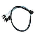 Miniatyrbild 1 av 5: Intern Mini till SATA-kabel, SFF-8643 till SATA Forward Breakout Kompatibel med Raid Controller Hårddisk