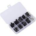 Miniatyrbillede 1 af 5: 200 stik 2/3/4/5PIN han- og hunkable ledninger terminaler JST-2.54mm jumper pin stikforbindelseshus kit