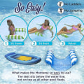 Miniatyrbild 5 av 5: Pool floats för vuxna - uppblåsbara pool floats pool floats med luftpump, 2022 stora roliga vattenleksaker som poolstolar - grön