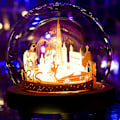 Miniatyrbillede 1 af 5: 3D Stereoskopisk Papirudskæringslampe, DIY Varm Lys Origami Lampe med Fjernbetjening, Hjemmelavet Lille Bordlampe Kreativ Soveværelse Sengebordslampe EIFFEL