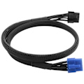 Pikkukuva 2 / 5: PCIe 8-nastainen - 6 + 2-nastainen PCIe-e virtamoduulikaapeli tyypin 3 TXM HX AXi -sarjan modulaariseen virtaan, 60 cm
