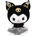 Miniatyrbilde 1 av 5: Kuromi plysjleketøy søt kattunge katt plysjleker, pute plysj, myke dukkeleker, utstoppede dyr leketøy bursdagsgaver for jenter barn (Ku Black Gold)
