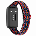 Miniatyrbillede 1 af 5: Type C til Samsung Galaxy Fit3 Urrem Elastisk Nylon Justerbar Smart Urrem Style B