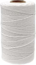 Cotton Macrame Rope White Cord 2mm x 100M for Crafts, Kitchen, Meat Tying, Packaging