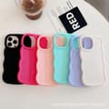 Miniatyrbild 5 av 5: New Model Suitable for Samsung S24Ultra Mobile Phone Case Macaron Mobile Phone Protective Shell Solid Color Soft Shell Black