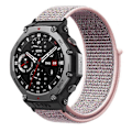 Miniatyrbillede 2 af 2: Til Huami Amazfit T-Rex 3 Nylon Urrem Loop Håndledsrem med Konnektor Style A
