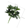 Miniatyrbild 5 av 5: Konstgjorda buskar växter falska siden Schefflera buskar Real Touch Faux Greenery Leaf Arrangements