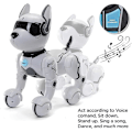 Miniatyrbild 4 av 5: Fjärrkontroll Robot Hund Leksak med Touchfunktion och Röststyrning, Rc Hundrobot Leksaker för Barn 3,4,5,6,7,8,9,10 År och Uppåt, Smart & Dansande Robo