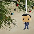Miniatyrbild 3 av 3: Funko POP! Exklusiv julgransprydnadssamling (The Office Michael Scott)