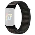 Miniatyrbillede 1 af 5: KALEBOL KLB-NLHH-001 Nylon Urrem med Løkke Lukning til Fitbit Charge 5/6 Style A