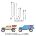 Miniatyrbild 5 av 5: 8 st CNC Hög Frigång Chassi Länkstav Byt Y-länk För 1/24 RC Crawler Bil Axial Scx24 Axi0000