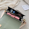 Miniatyrbild 4 av 4: Damer Handväska Läder Crossbody Väskor för Kvinnor Reseväska Enkel Axelremsväska Enkel Väska Dam Cross Body Väska