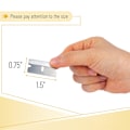 Miniatyrbillede 3 af 5: Edge Razor Blade, 50 stk., Skraberblade, Flad Razor Blade, En Kant, Enkeltsidet Razor Blade