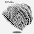 Miniatyrbilde 4 av 5: Bomulls Slapp Hatt Overhead Hatt for Både Menn og Kvinner Lett Oversize Stor Tynn Skull Cap Beanie Hatt Sports Caps