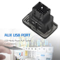 Miniatyrbilde 5 av 5: For Panda Punto Blue og Mediaspiller USB AUX Ladeport Modul Socket 735547937