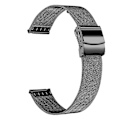 Miniatyrbillede 1 af 3: Type A Til Garmin Vivoactive 3/Vivoactive 3 Music Metal Rustfrit Stål Rem 20mm Milanesisk Mesh