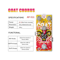 Miniatyrbild 3 av 5: AP-511 Gitarr Effekt 12 Zodiac Series Goat Gitarrpedal Effekt Mini Pedal Gitarr Effekttillbehör