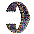 Miniatyrbilde 1 av 5: Type P Elastisk armbånd med mønsterdesign til Samsung Galaxy Fit3 SM-R390 (Svart spenne) Style D