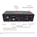 Miniatyrbillede 3 af 5: -88 6,5 mm Mikrofon Reverb Effekt Bluetooth Koaksial Dekoder Stereo Forforstærker Lydforstærker Mikserpult
