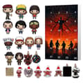 2026 2D Stranger Things Akrylpynt Julekalender - Juletræsdekoration, 24 Dages Nedtælling til Jul Gave C