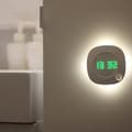 LED PIR Motion Sensor Wall Clock Light 360 Degree USB Modern Design Digital Clock Time Indoor Kitchen Bathroom Study Night Light