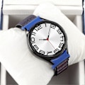Miniatyrbillede 3 af 3: Type T Nylon urrem G til Samsung Galaxy Watch FE 40mm/Watch6/Watch6 Classic/Watch 5/Watch4 Style P