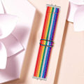 Miniatyrbild 4 av 5: Elastiskt armband för Samsung Galaxy Fit3 SM-R390 med modernt mönster (Silverspänne) Style F