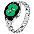 Miniatyrbillede 2 af 5: Zinklegering Snoet Urrem Rhinestone Dekoration til Garmin Approach S40/Forerunner 158 Urrem Style E