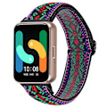 Miniatyrbilde 2 av 5: Type P Elastisk armbånd med mønsterdesign til Samsung Galaxy Fit3 SM-R390 (Svart spenne) Style K