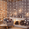 Pikkukuva 2 / 5: discokula sträng spegelkula sträng reflekterande kula sträng kula hängande bar discokula 2024 juldekoration
