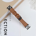 Pikkukuva 3 / 3: Type C Huawei Watch 2/GT 2 42mm/GT 3 42mm -kelloon Aito Lehmännahkainen Kellonranneke Mustalla Style D