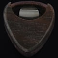 Miniatyrbild 5 av 5: Gitarrplocklåda Bärbar Trägitarrplockförvaring Musikinstrumenttillbehör för Stränginstrument
