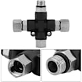 Miniatyrbilde 4 av 5: Airbrush Kompressor - 1/8\" Bsp 3-veis Splitter Slangeadapter
