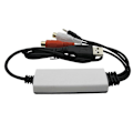 Miniatyrbilde 2 av 5: USB 3,5 mm lydopptaksenhet Rediger lydkabel til digital for opptak av analog lydkassett til