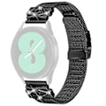 Miniatyrbild 1 av 5: Typ A Armband för Garmin Forerunner 55/Venu Klocka 20mm Rostfritt Stål Svart Klockarmband