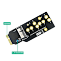 Pikkukuva 4 / 5: 12+6-nastainen Wifi Bluetooth -moduulin suojasovitin malleille BCM94360CD BCM94331CD BCM94360CS BCM94360CS2 B