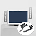 Miniatyrbillede 3 af 5: Indbygget laptop-højttaler til X240 X250 X230S X260 X270 bærbar computer, venstre og højre højttalere, lyd, sort